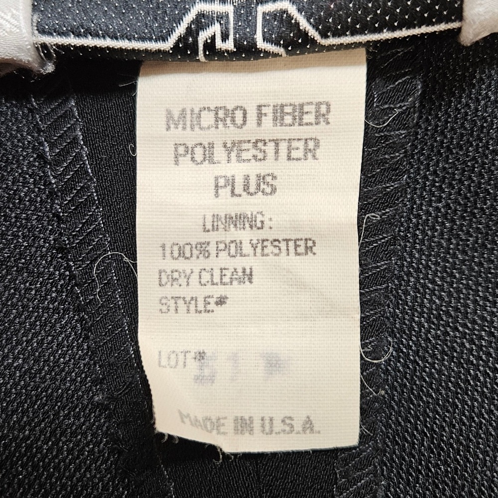 Carmel Zhao USA VTG Black High Waisted Straight Leg Tailored Dress Pants Size 32 - Picture 5 of 14